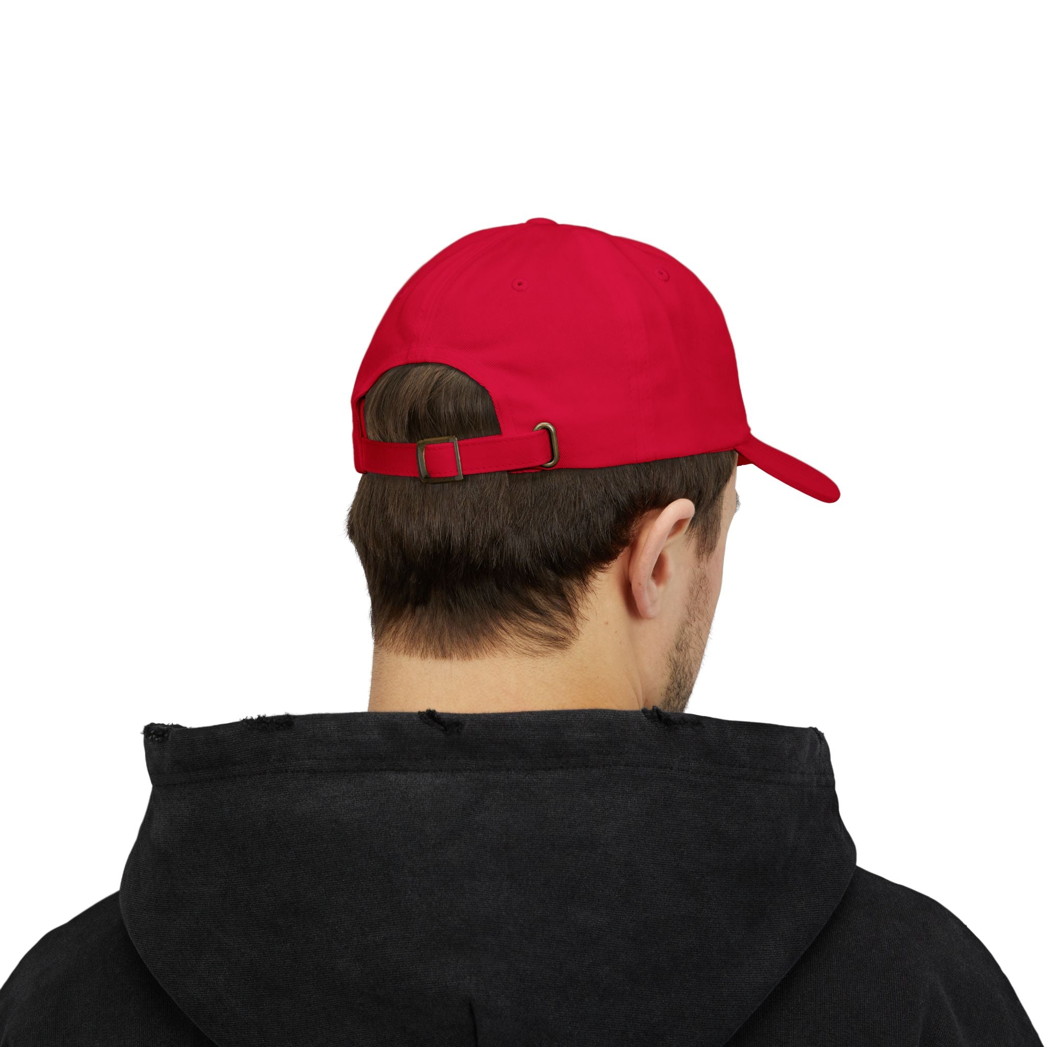 Stay Positive Dad Cap, Motivational Hat, White Adjustable Cap, Gift for Dads, Summer Accessory, Casual Fashion Piece