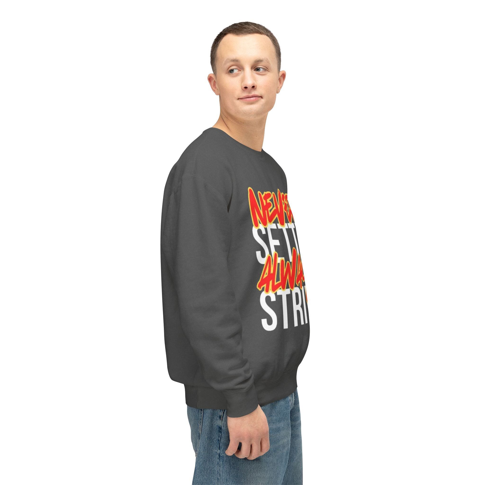 Inspiring Unisex Crewneck Sweatshirt - Motivational Gift for Dreamers, Perfect for Cozy Days, Birthdays, Encouragement, Self-Improvement