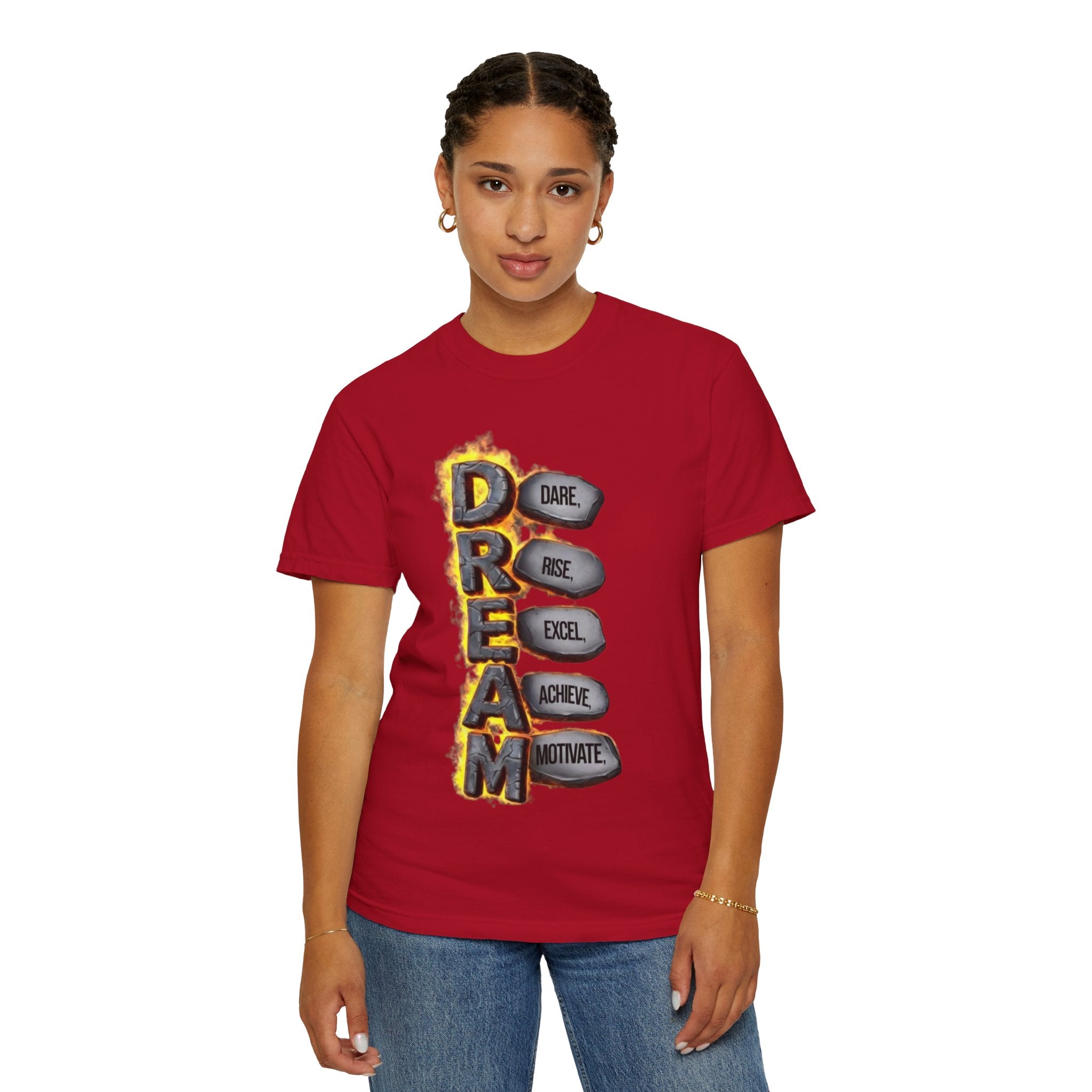 Inspirational Dream T-Shirt, Motivational Apparel, Unisex Graphic Tee, Casual Wear, Gift for Dreamers, Positive Vibes Shirt