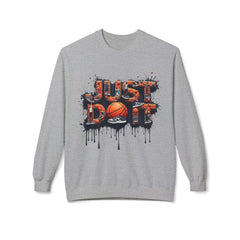 Sporty Basketball Crewneck Sweatshirt, Perfect for Athletes, Basketball Fans, Casual Wear, Gifts for Him, Game Day Essentials