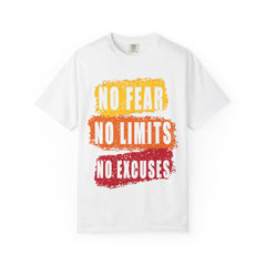 Motivational T-Shirt: "No Fear No Limits No Excuses" - Great for Fitness, Empowerment, and Daily Inspiration, Casual Wear, Gifts for [...]