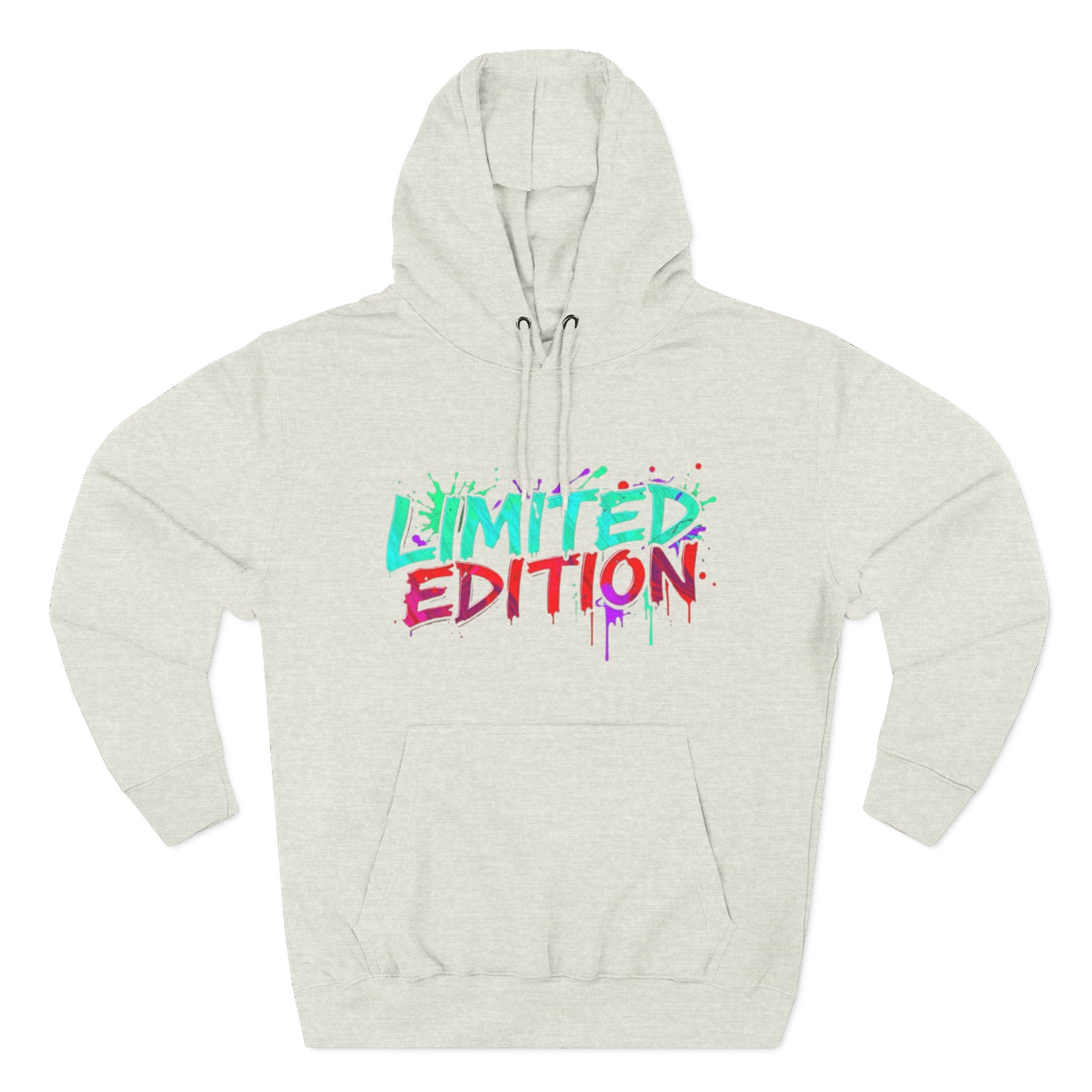 Limited Edition Three-Panel Fleece Hoodie, Streetwear Sweatshirt, Casual Hoodie, Gift for Him, Fall Fashion, Cozy Apparel