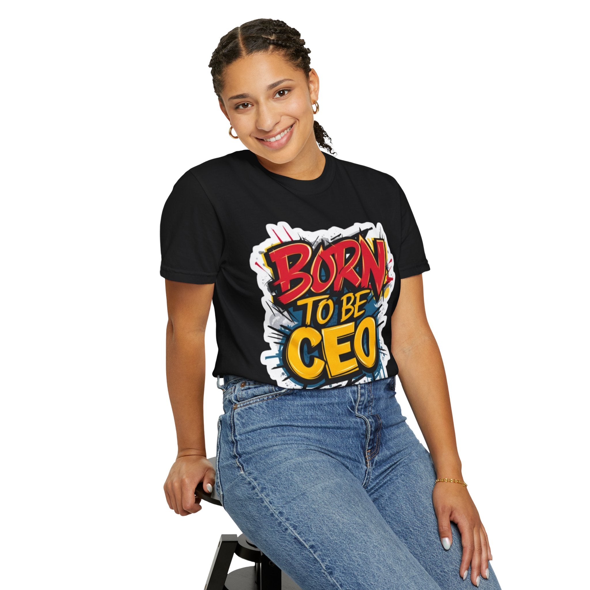Born to Be CEO Unisex T-Shirt, Motivational Tee for Entrepreneurs, Gift for Graduates, Casual Wear, Startup Fashion, Dream Big Tee