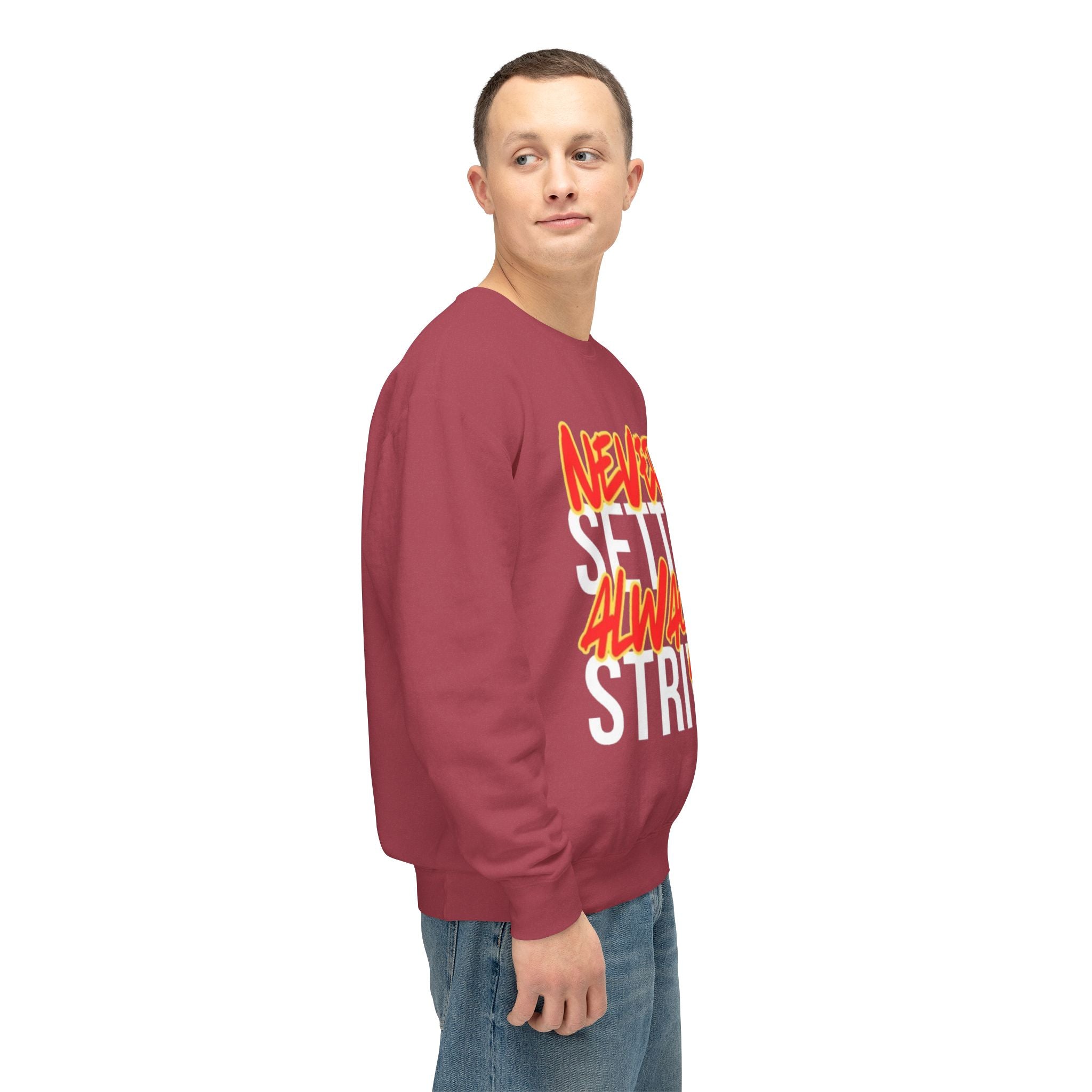 Inspiring Unisex Crewneck Sweatshirt - Motivational Gift for Dreamers, Perfect for Cozy Days, Birthdays, Encouragement, Self-Improvement