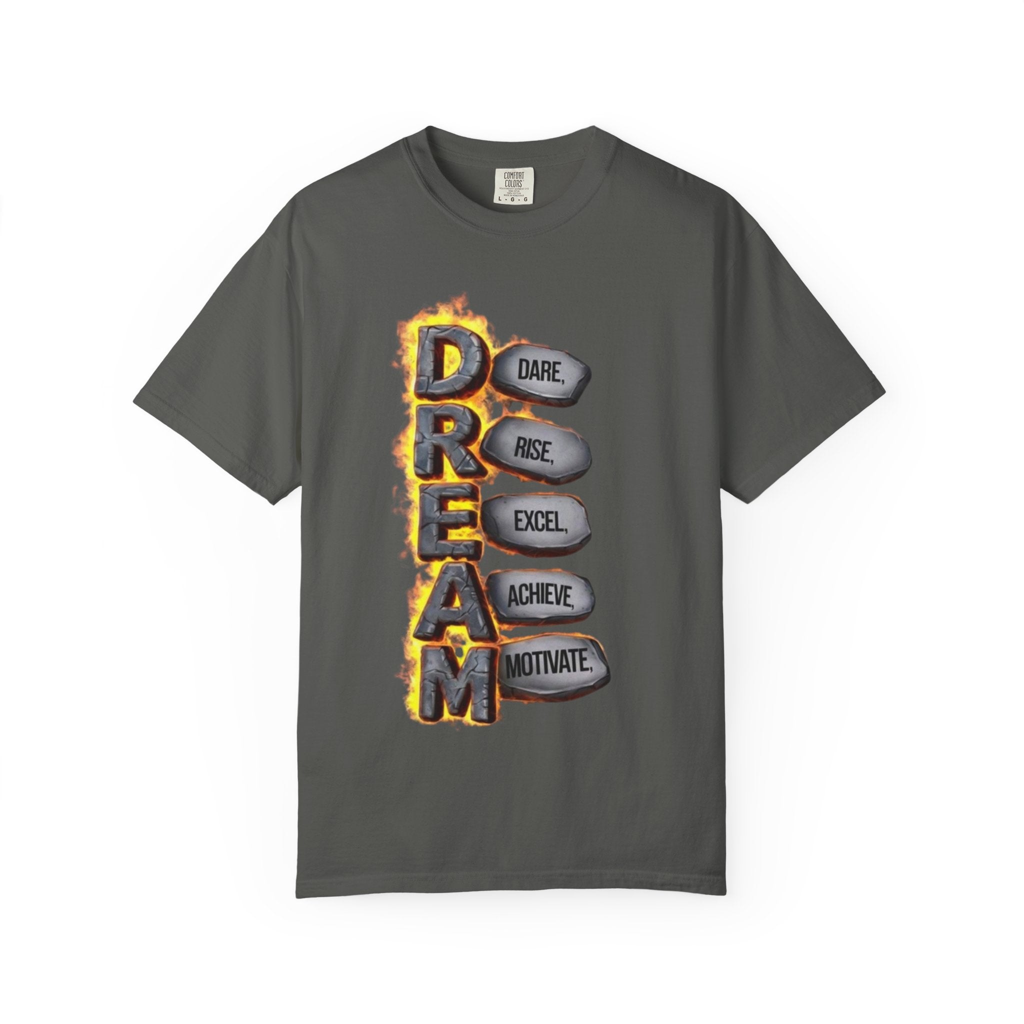 Inspirational Dream T-Shirt, Motivational Apparel, Unisex Graphic Tee, Casual Wear, Gift for Dreamers, Positive Vibes Shirt