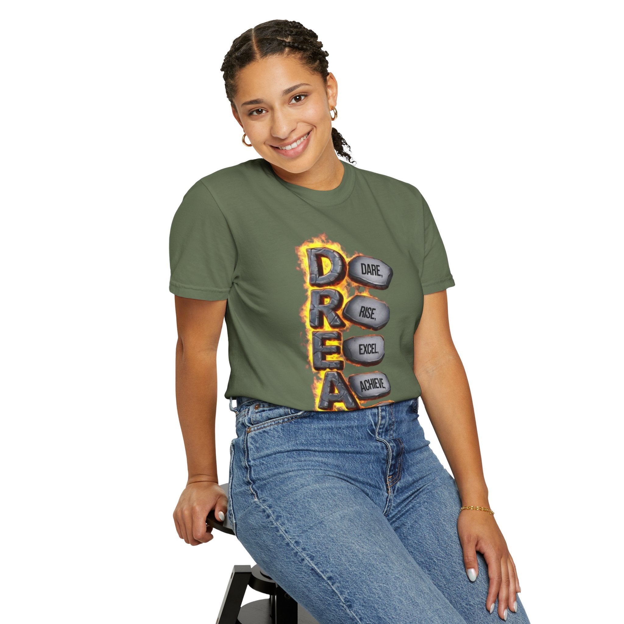 Inspirational Dream T-Shirt, Motivational Apparel, Unisex Graphic Tee, Casual Wear, Gift for Dreamers, Positive Vibes Shirt