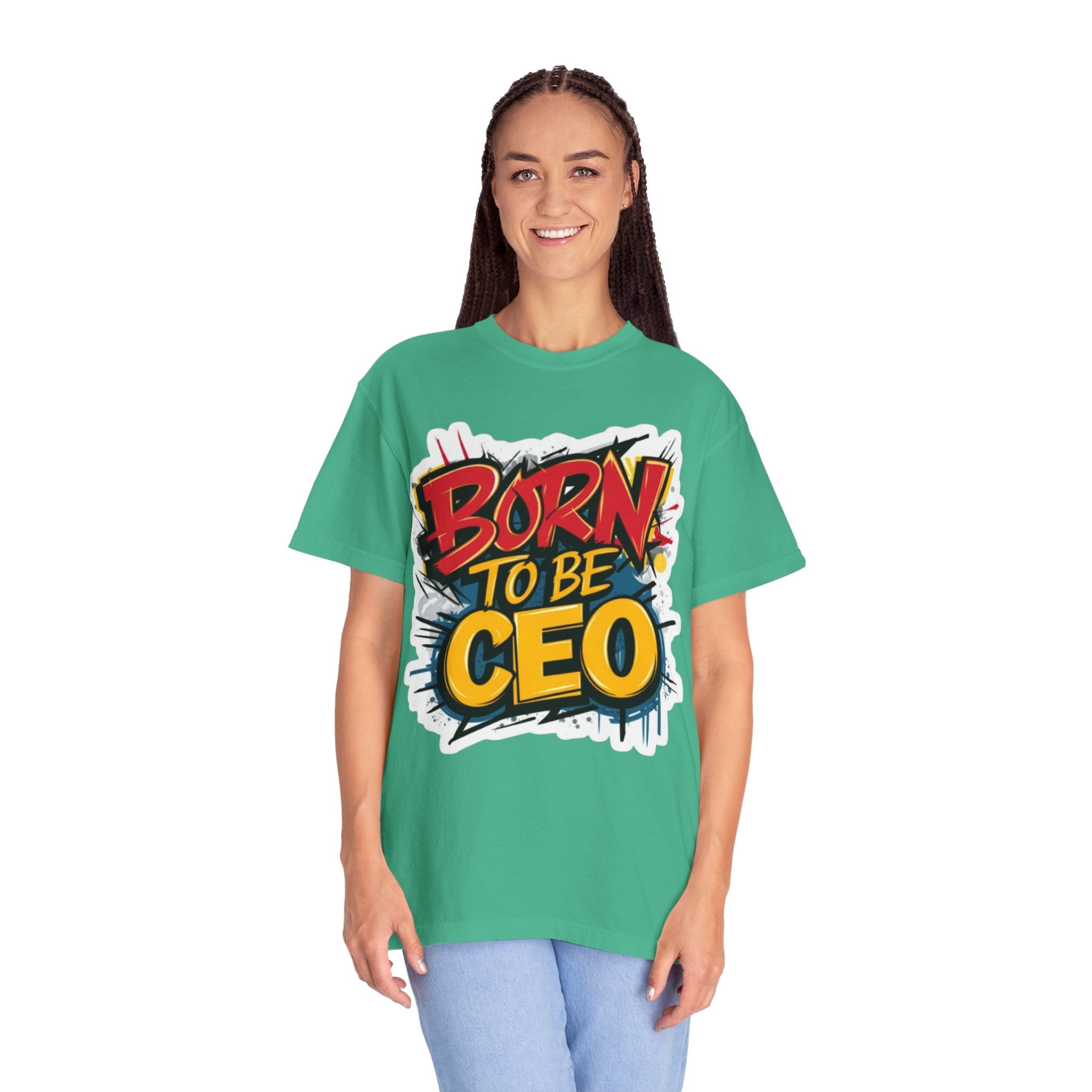 Born to Be CEO Unisex T-Shirt, Motivational Tee for Entrepreneurs, Gift for Graduates, Casual Wear, Startup Fashion, Dream Big Tee