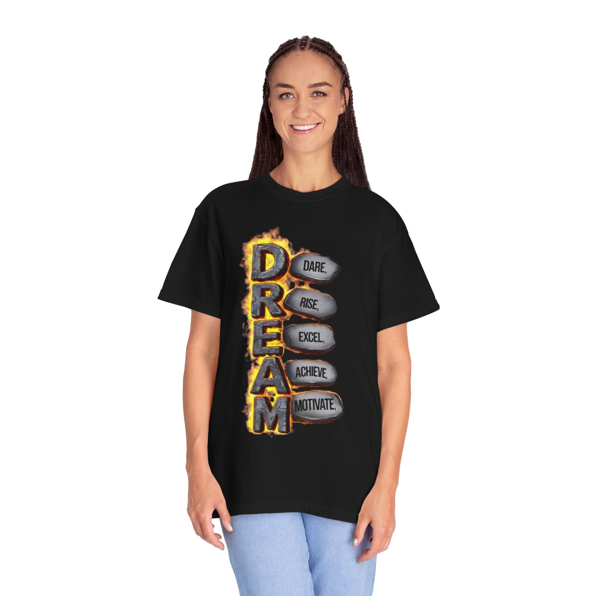 Inspirational Dream T-Shirt, Motivational Apparel, Unisex Graphic Tee, Casual Wear, Gift for Dreamers, Positive Vibes Shirt