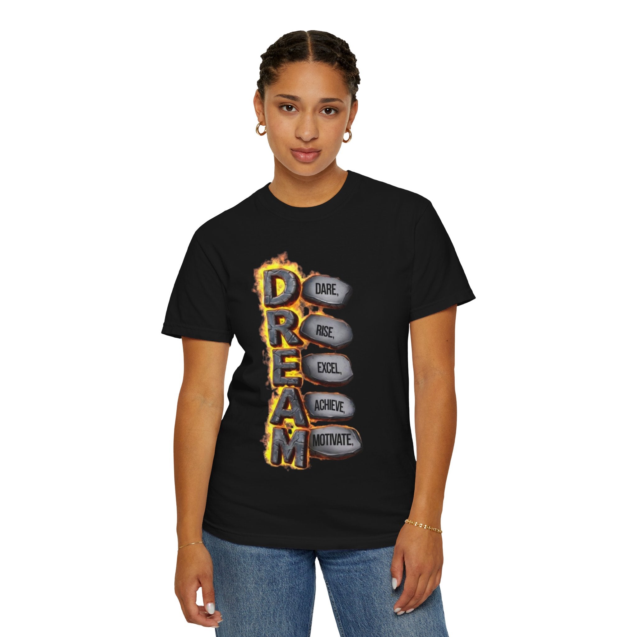 Inspirational Dream T-Shirt, Motivational Apparel, Unisex Graphic Tee, Casual Wear, Gift for Dreamers, Positive Vibes Shirt