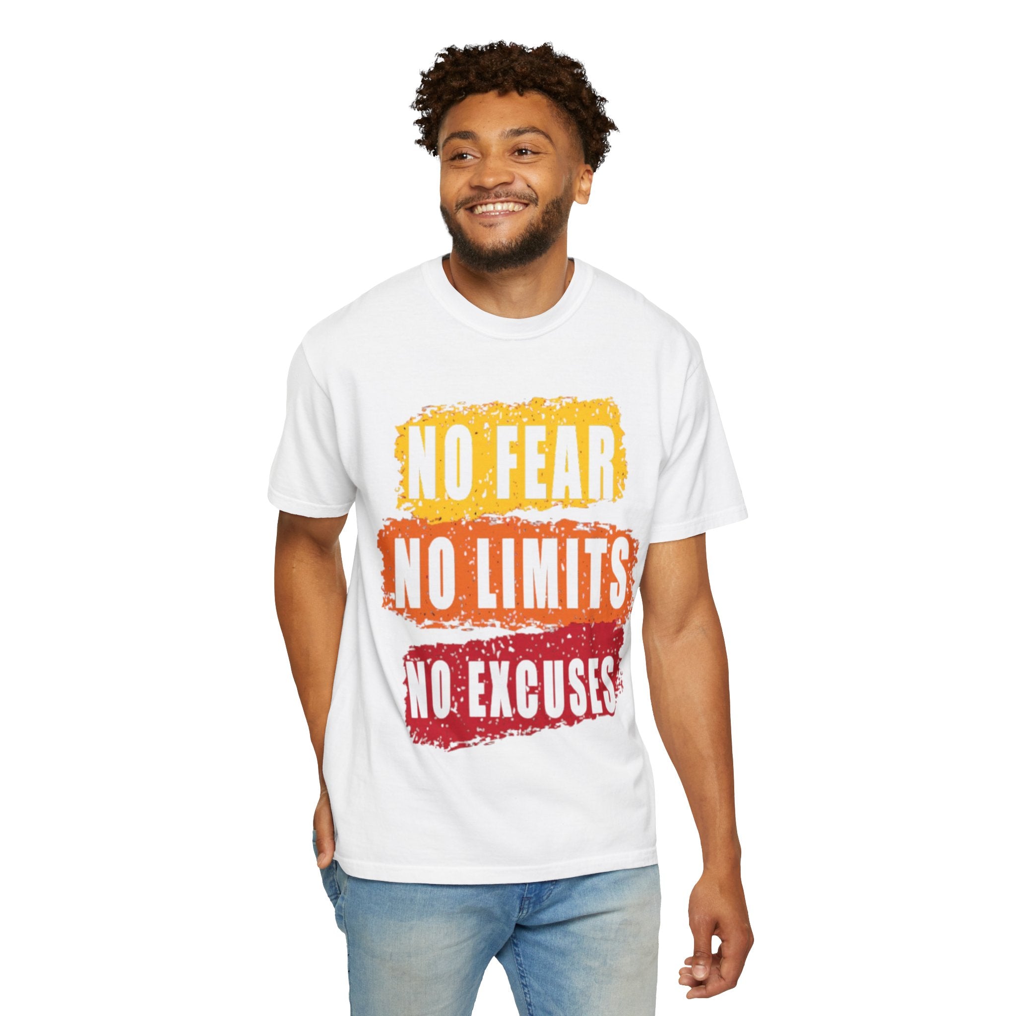 Motivational T-Shirt: "No Fear No Limits No Excuses" - Great for Fitness, Empowerment, and Daily Inspiration, Casual Wear, Gifts for [...]
