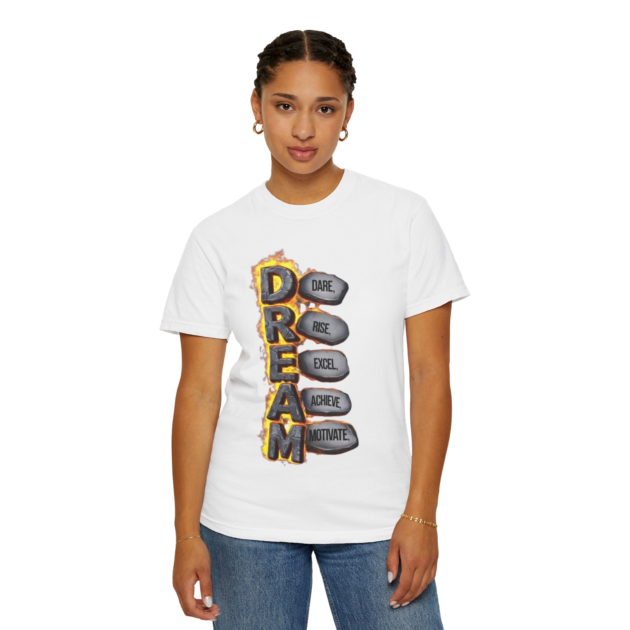 Inspirational Dream T-Shirt, Motivational Apparel, Unisex Graphic Tee, Casual Wear, Gift for Dreamers, Positive Vibes Shirt