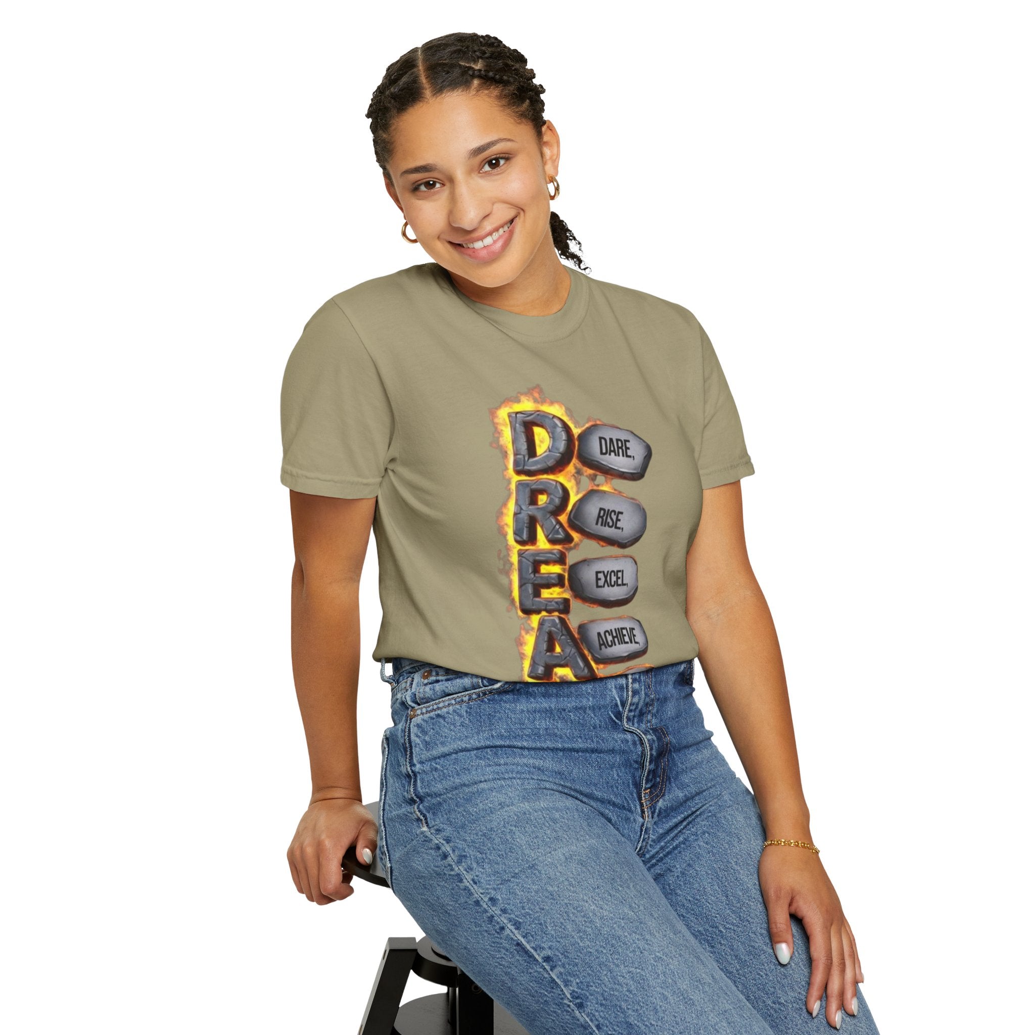 Inspirational Dream T-Shirt, Motivational Apparel, Unisex Graphic Tee, Casual Wear, Gift for Dreamers, Positive Vibes Shirt