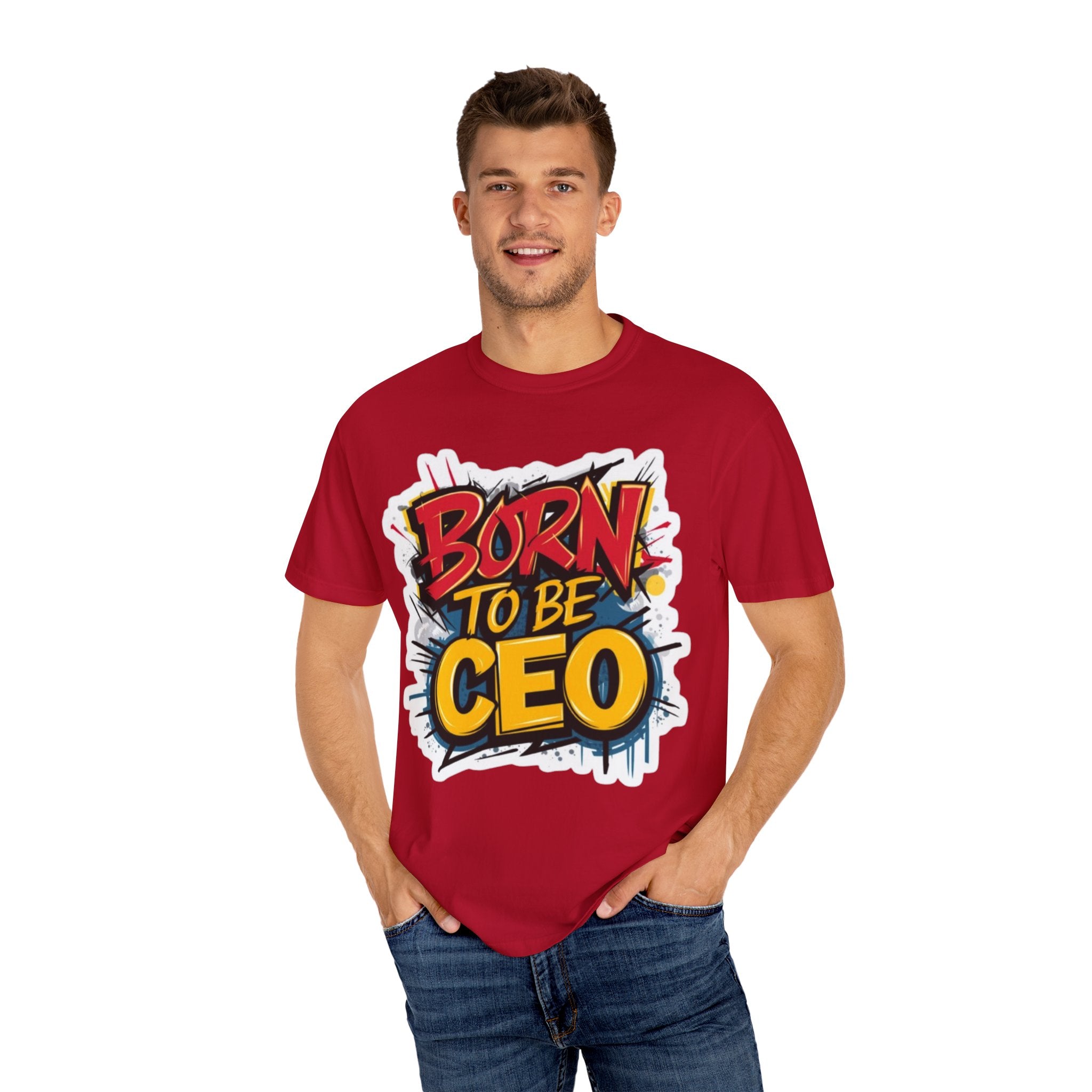 Born to Be CEO Unisex T-Shirt, Motivational Tee for Entrepreneurs, Gift for Graduates, Casual Wear, Startup Fashion, Dream Big Tee