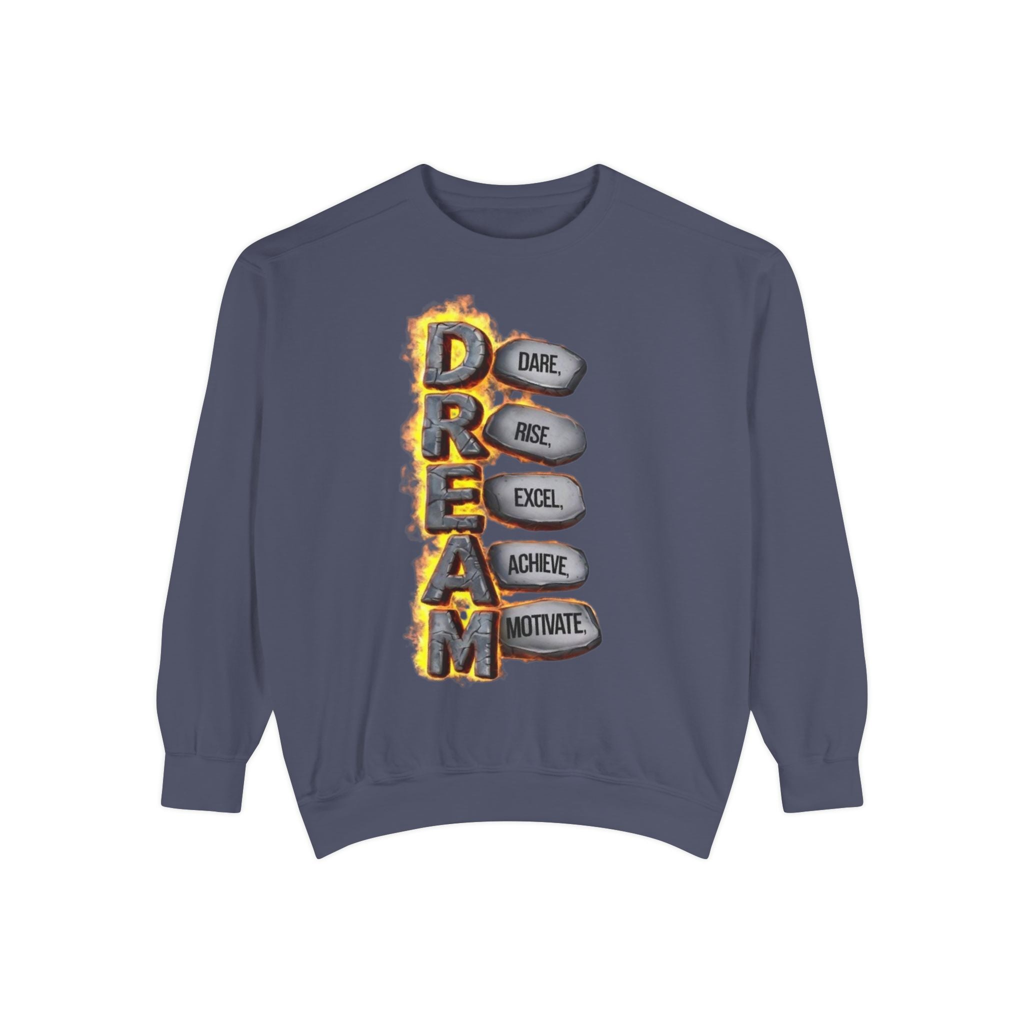 Dream Inspiring Unisex Sweatshirt, Cozy Motivational Gift, Perfect for Casual Outings, Dreamers & Creatives, Inspirational Apparel