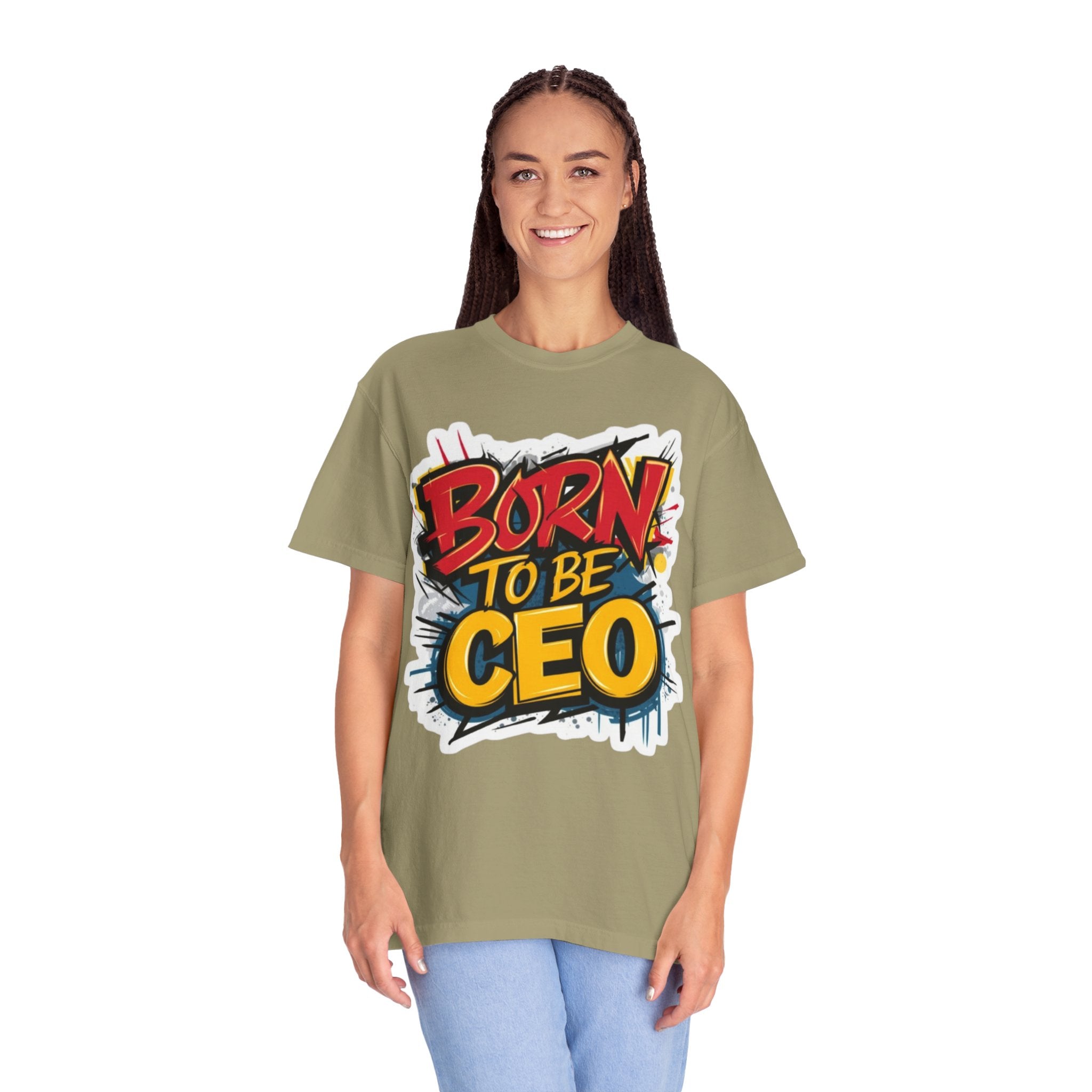 Born to Be CEO Unisex T-Shirt, Motivational Tee for Entrepreneurs, Gift for Graduates, Casual Wear, Startup Fashion, Dream Big Tee