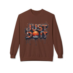 Sporty Basketball Crewneck Sweatshirt, Perfect for Athletes, Basketball Fans, Casual Wear, Gifts for Him, Game Day Essentials